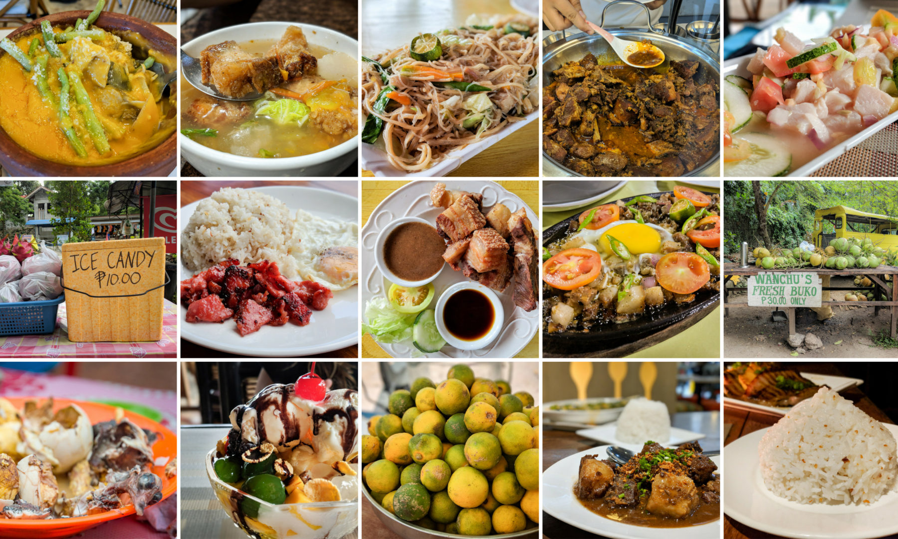 Delicious Food of Philippines