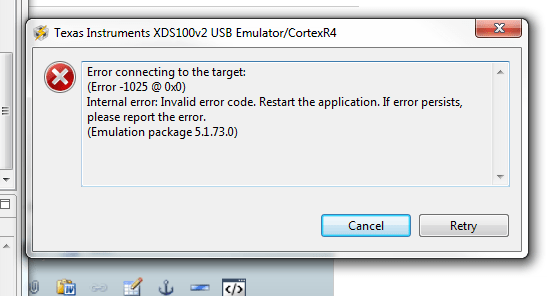 error code 0x0 0x0